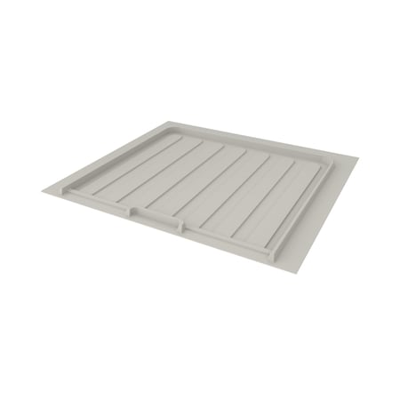 Rev-A-Shelf Thermoplastic (TPE), Gray, 22.5 in W, 0.75 in H, 22.5 in L, Gray SBVDTF-2124-14-1